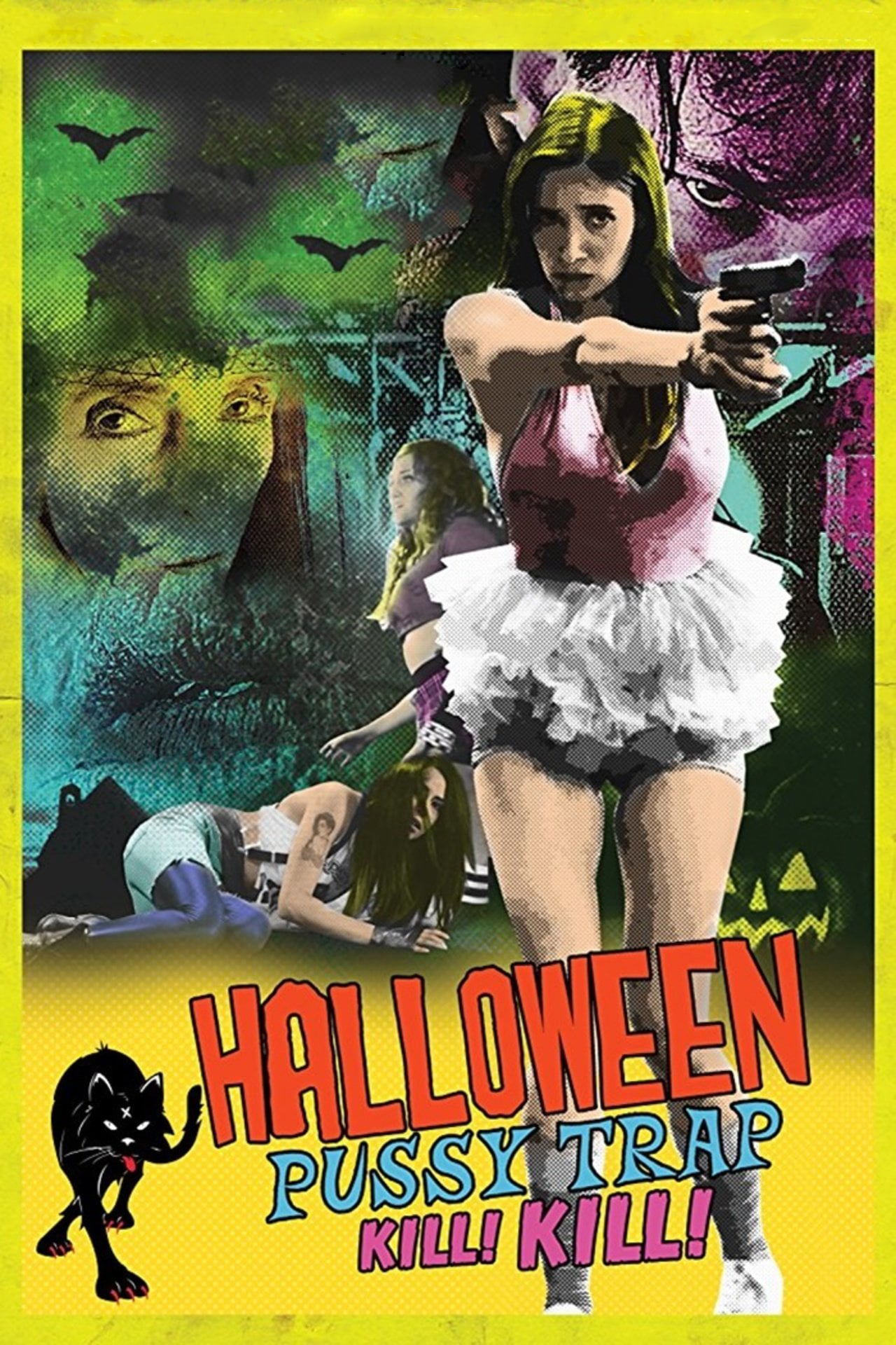 постер Halloween Pussy Trap Kill Kill